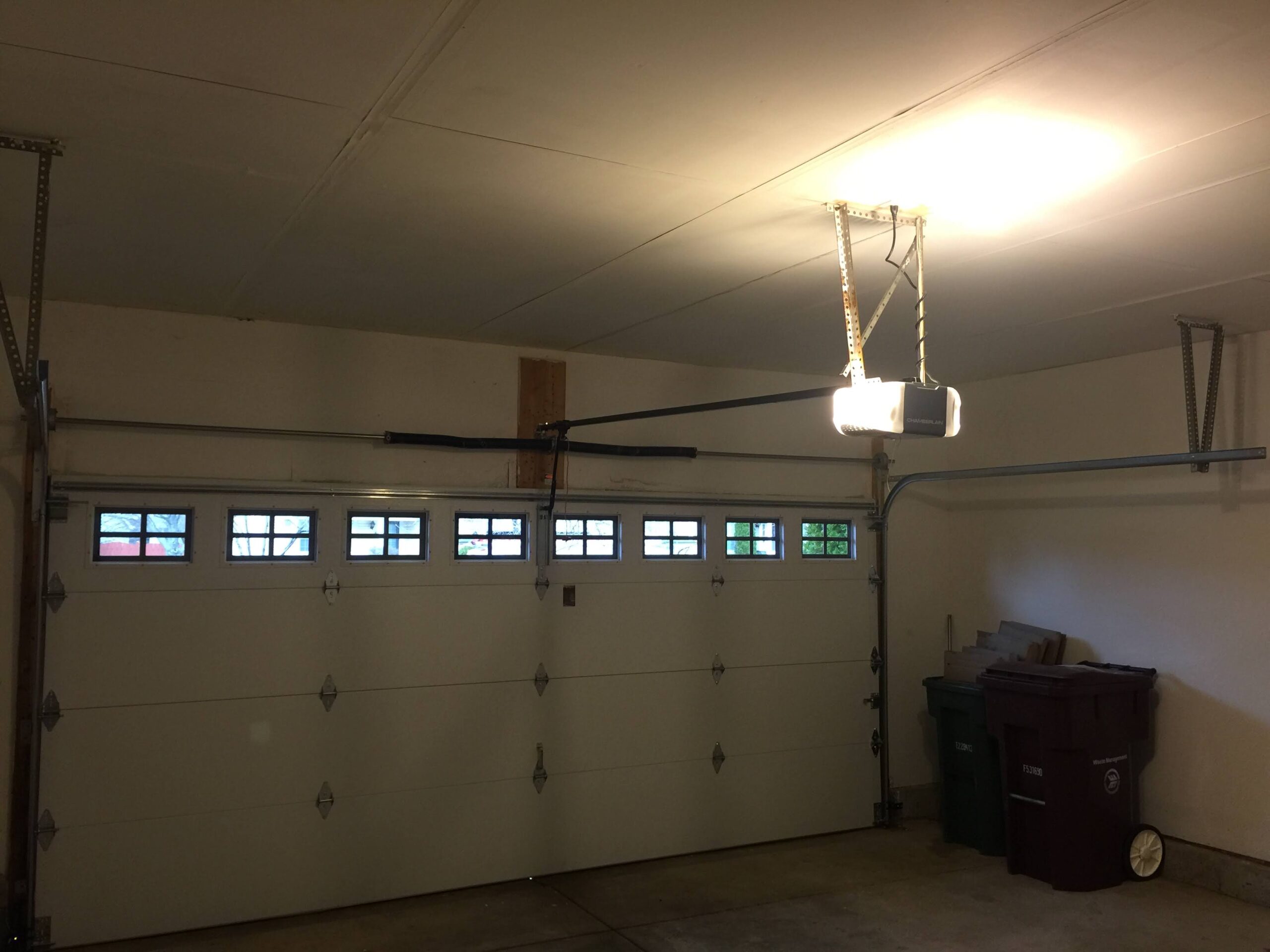 garage door opener installation
