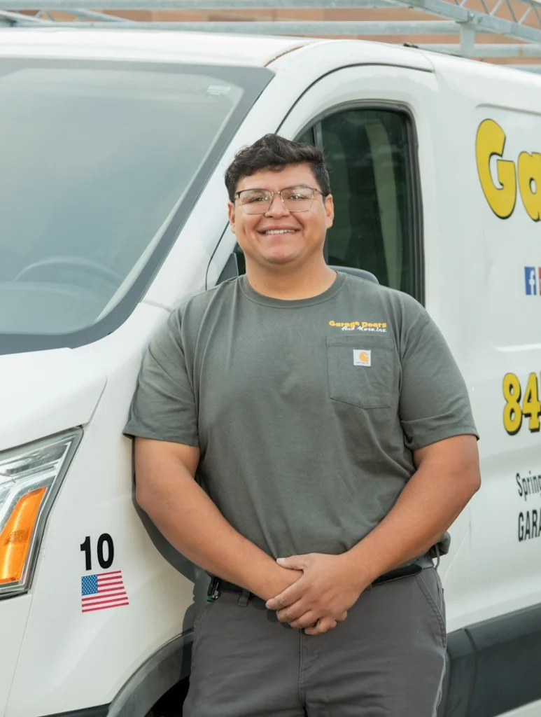 Our capable technician at Garage Doors and More